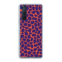 Purple Giraffe: Sony Xperia 5 II Transparant Hoesje