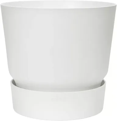 Elho Greenville bloempot 18 cm wit
