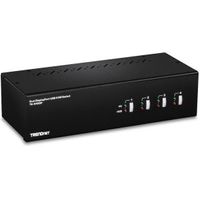 Trendnet TK-440DP KVM-switch Zwart, Zilver Trendnet TK-440DP KVM-switch Zwart, Zilver
