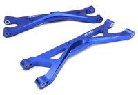 Integy Billet Machined Upper Suspension Arm, Blue - Traxxas X-Maxx - thumbnail