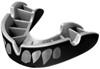 Opro 790016 Silver Superior Fit Jaws Mouthguard - Black-Silver - SR