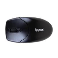 Wireless muis iggual WOM-BASIC Zwart (1 Stuks)