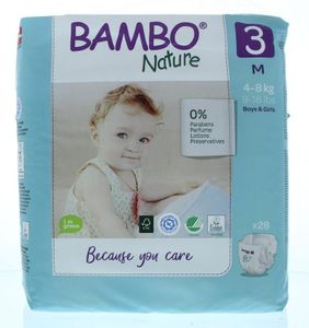 Bambo Babyluier midi 3 4-8kg (28 st)