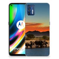 Motorola Moto G9 Plus | TPU Hoesje | Olifanten Motorola Moto G9 Plus | TPU Hoesje | Olifanten