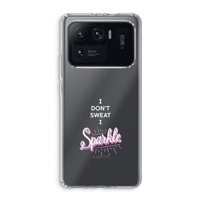 Sparkle quote: Xiaomi Mi 11 Ultra Transparant Hoesje