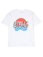 Stella McCartney Kids t-shirt en coton à logo imprimé - Blanc - thumbnail