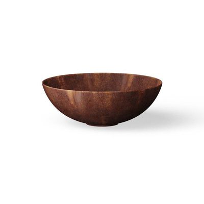 Looox Ceramic raw waskom - 40cm - rond - rust wwk40ro