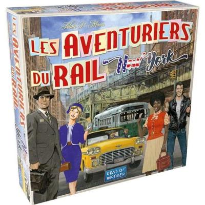 Dagen van verwondering | Rail -avonturiers: New York | Bordspel | Van 8 jaar oud | 2 tot 4 spelers | 10 tot 15 minuten