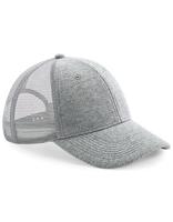 Beechfield CB678 Jersey Athleisure Trucker Cap - Heather Grey - One Size - thumbnail