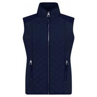 Bloomings - Blauw | Dames | Gilet | Blauw | XXL | regular | Kamst mode