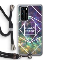 Negenduust ruimte: Huawei P40 Transparant Hoesje met koord