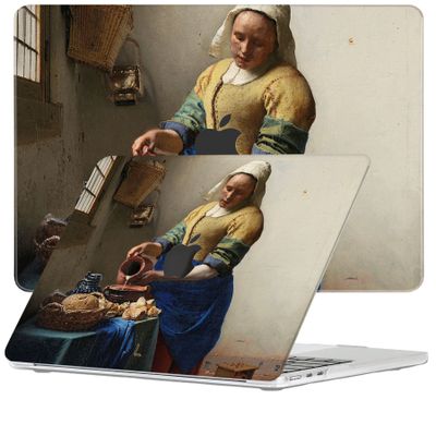 Lunso MacBook Air 15 inch (2023-2025) cover hoes - case - Vermeer Melkmeisje
