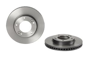 Remschijf COATED DISC LINE BREMBO, Remschijftype: Binnen geventileerd, u.a. für KIA