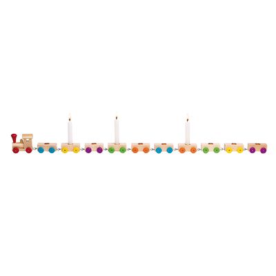 Goki houten verjaardagstrein, 75cm