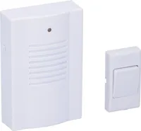 Grundig Draadloze deurbel, LED en 16 geluiden - 30m bereik - thumbnail