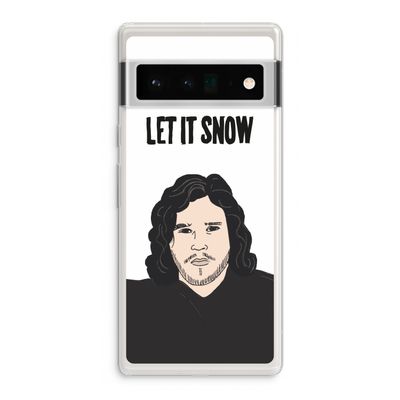 Let It Snow: Google Pixel 6 Pro Transparant Hoesje
