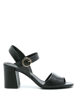 Sarah Chofakian sandales Margaret 85 mm en cuir - Noir