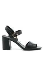 Sarah Chofakian sandales Margaret 85 mm en cuir - Noir