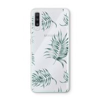 Simple leaves: Samsung Galaxy A70 Transparant Hoesje