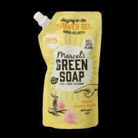 Marcel's Green Soap Showergel vanille & kersenbloesem navulling 500 Milliliter