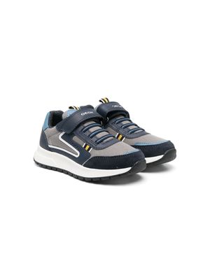 Geox Kids baskets Briezee à empiècements - Bleu