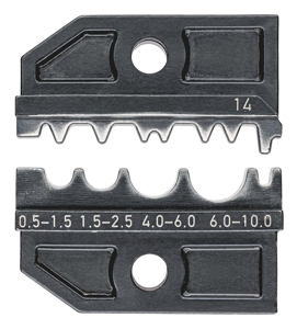 Knipex Krimpprofiel | Voor Niet-Geïsoleerde Klem-, Buis- en Perskabelschoenen | DIN 462 - 97 49 14