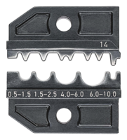 Knipex Krimpprofiel | Voor Niet-Geïsoleerde Klem-, Buis- en Perskabelschoenen | DIN 462 - 97 49 14 Knipex Krimpprofiel | Voor Niet-Geïsoleerde Klem-, Buis- en Perskabelschoenen | DIN 462 - 97 49 14