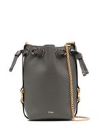 Chloé mini sac seau Marcie en cuir - Gris