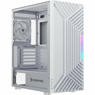 ATX Semi-toren BehuizingNfortec Nervia ARGB Wit