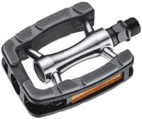 Union pedalen sp-823, aluminium non slip. grijs/zwart. 9/16" draad (hangverpakking)