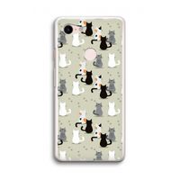 Katten: Google Pixel 3 Transparant Hoesje