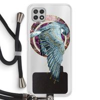 Golden Falcon: Samsung Galaxy A22 4G Transparant Hoesje met koord