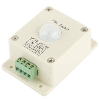 DC 12V-24V 8A PIR Switch infrarood Controller Motion Sensor schakelaar voor LED-verlichting