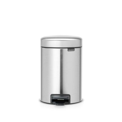 Brabantia NewIcon Pedaalemmer - 3 liter - kunststof binnenemmer - matt steel fingerprint proof 112164