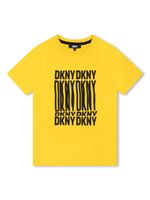 Dkny Kids t-shirt en coton à logo imprimé - Jaune