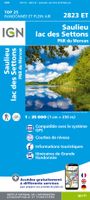 Topografische kaart - Wandelkaart 2823ET Saulieu - Lac de Settons | IGN - Institut Géographique National - thumbnail