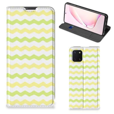 Samsung Galaxy Note 10 Lite | Hoesje met Magneet | Waves Yellow