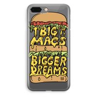 Big Macs Bigger Dreams: iPhone 8 Plus Transparant Hoesje