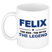 Felix The man, The myth the legend cadeau koffie mok / thee beker 300 ml