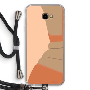 Bikini: Samsung Galaxy J4 Plus Transparant Hoesje met koord