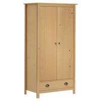 Kledingkast Hill 2 deuren 89x50x170 cm massief grenenhout