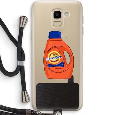 Ultra Sensitive: Samsung Galaxy J6 (2018) Transparant Hoesje met koord