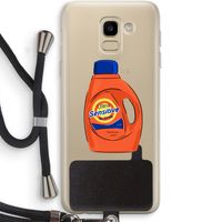 Ultra Sensitive: Samsung Galaxy J6 (2018) Transparant Hoesje met koord
