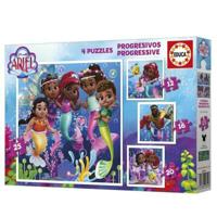 Set van 4 Puzzels Educa Ariel