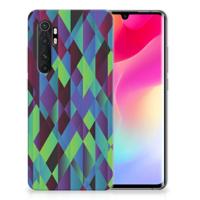 Xiaomi Mi Note 10 Lite | TPU Hoesje | Abstract Green Blue