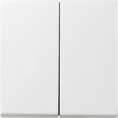 Gira 2-voudige schakelwip Systeem 55 wit glans