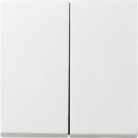 Gira 2-voudige schakelwip Systeem 55 wit glans
