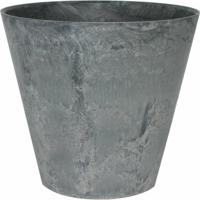 Artstone Bloempot Claire - grijs - D43 x H39 cm - met drainagesysteem - voor binnen en buiten   -