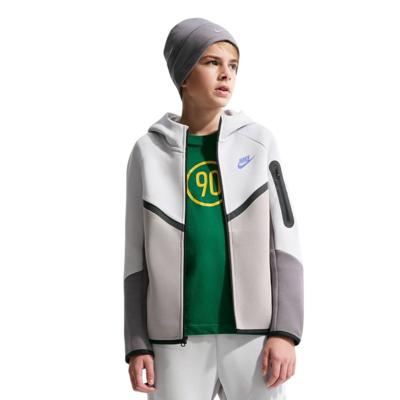 Nike Tech Fleece Sportswear Vest Kids Lichtgrijs Donkergrijs Donkerblauw