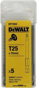 DeWalt Accessoires 70mm schroefbit voor Torx schroeven T25 - DT7293-QZ